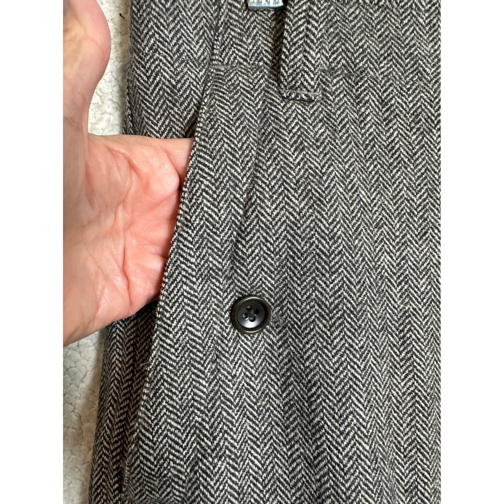 Banana‎ Republic Men's Herringbone Wool Blend Cargo Pants Size 32x32 Brown - Picture 5 of 14
